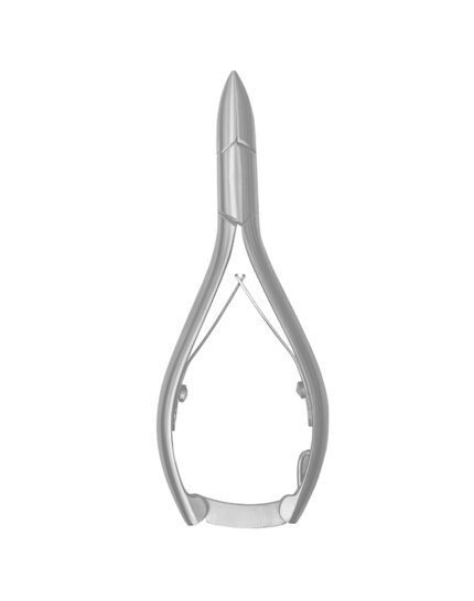 Professional diabetic toenail clippers with safety-rounded tips and ergonomic handles for safe trimming of thick nails.