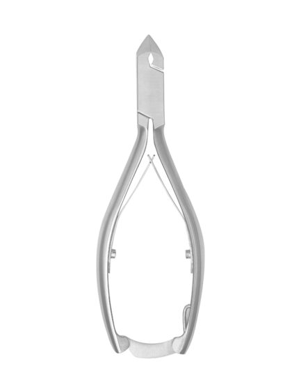 Professional diabetic toenail clippers with safety-rounded tips and ergonomic handles for safe trimming of thick nails.
