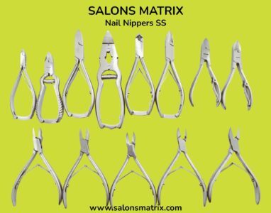 Podiatry nail nippers with ergonomic handles and a sharp curved blade for professional foot care use.